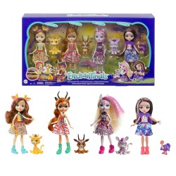 ENCHANTIMALS PACK 4 PERSONAJES