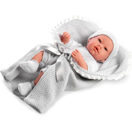 MUÑECA 42 CM REAL BABY GRIS