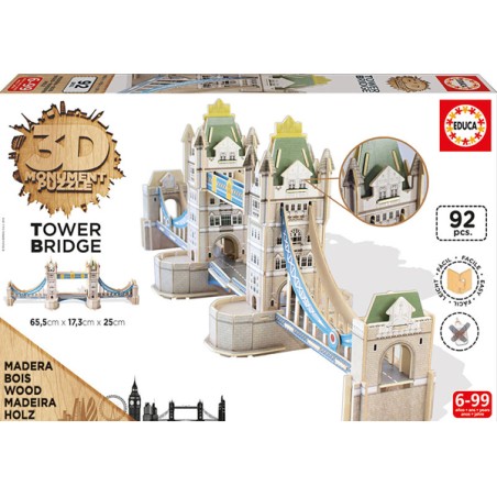 3D MONUMENT PUZZLE TOWER BRIDG