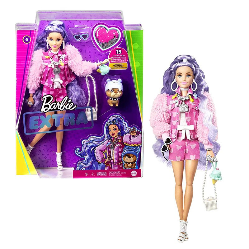 BARBIE EXTRA MILLIE PELO PURPU