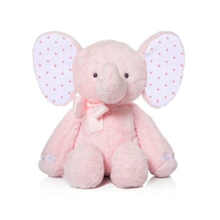PELUCHE ELEFANTE ROSA 26 CM