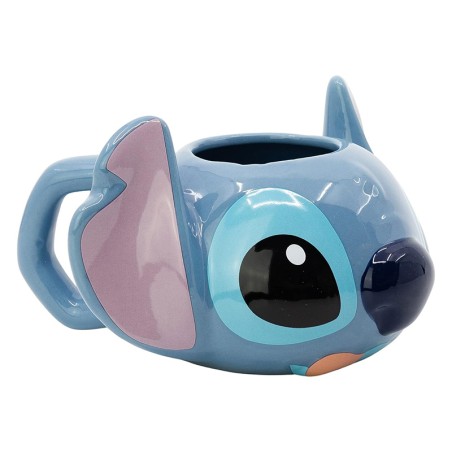 TAZA CERAMICA STITCH 3D 375 ML