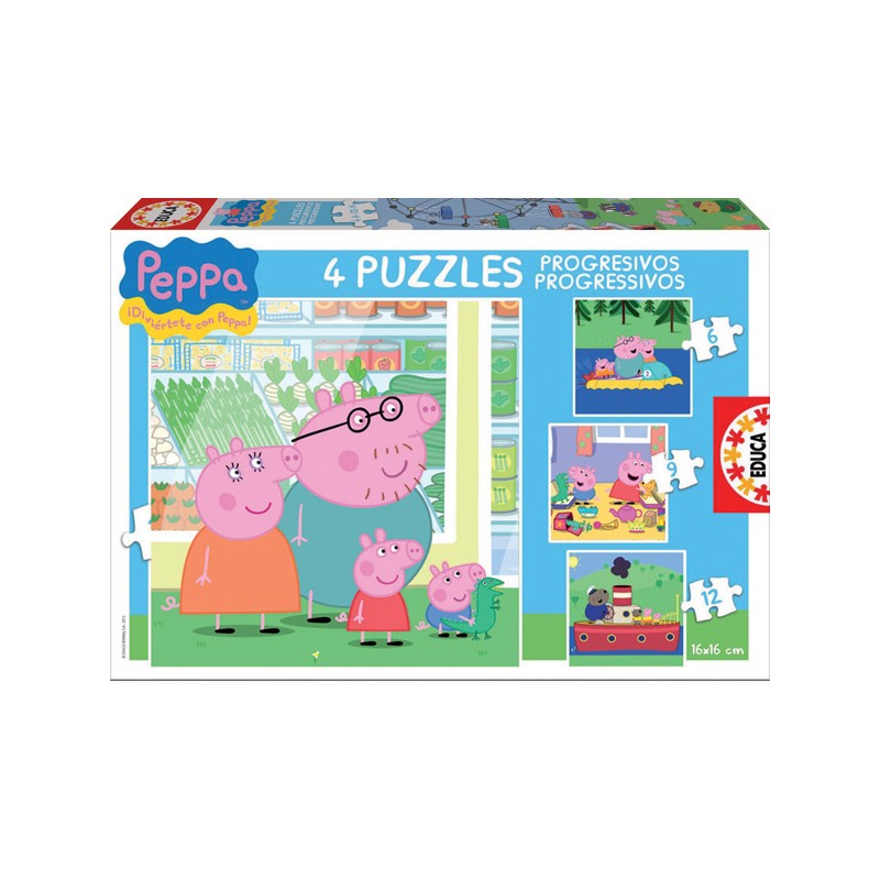 PUZZLE PROGRESIVOS PEPPA PIG 6