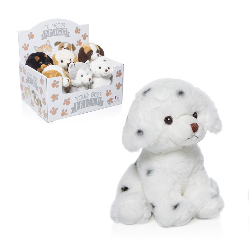 PELUCHE PERRITO DALMATA 20 CM