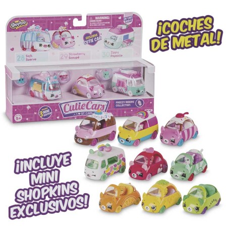 SHOPKINS CUTIE CARS BLISTER 3U