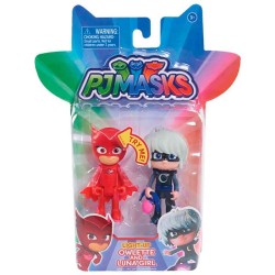 PJ MASKS FIGURAS CON LUZ Y VIL