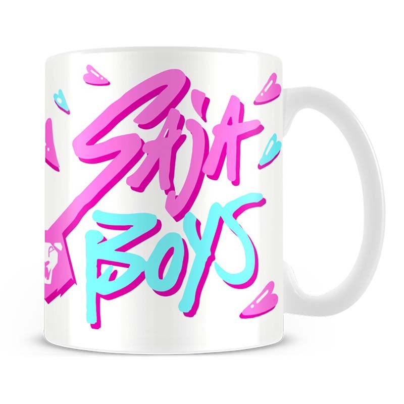 TAZA CERAMICA 325 ML  SAJA BOY