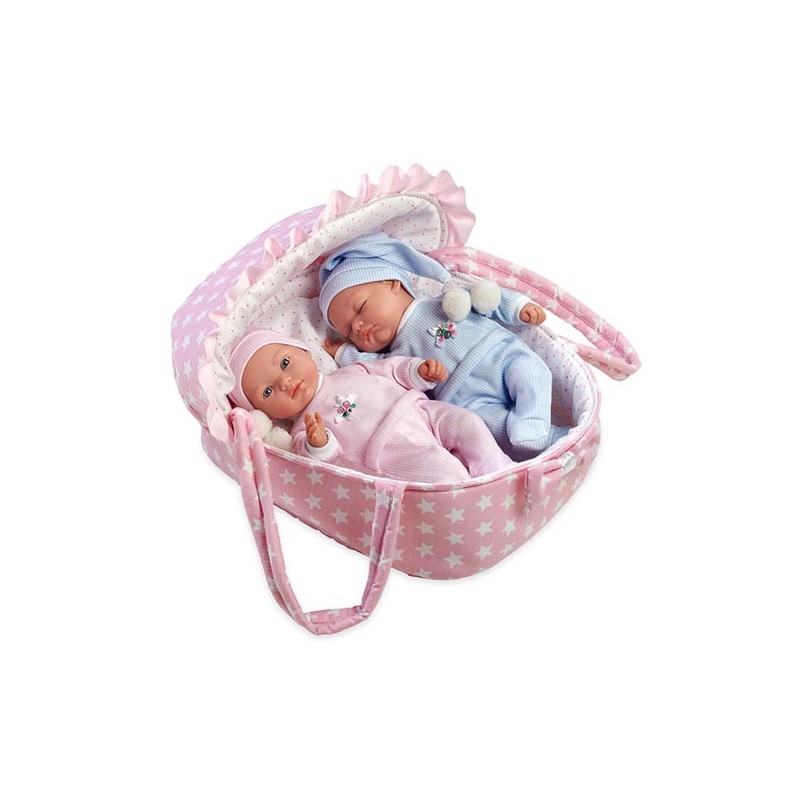 MUÑECA 28 CM BABIS GEMELOS