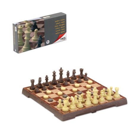 AJEDREZ-DAMAS MAGNETICO MEDIAN