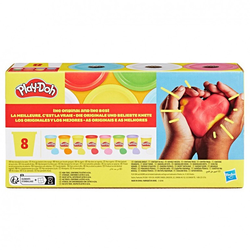 PLAYDOH PACK 8 BOTES