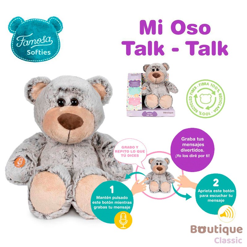 PELUCHE BOUTIQUE MY TALKING TE