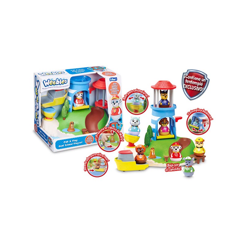 PAW PATROL PLAYSET + 1 FIGURA