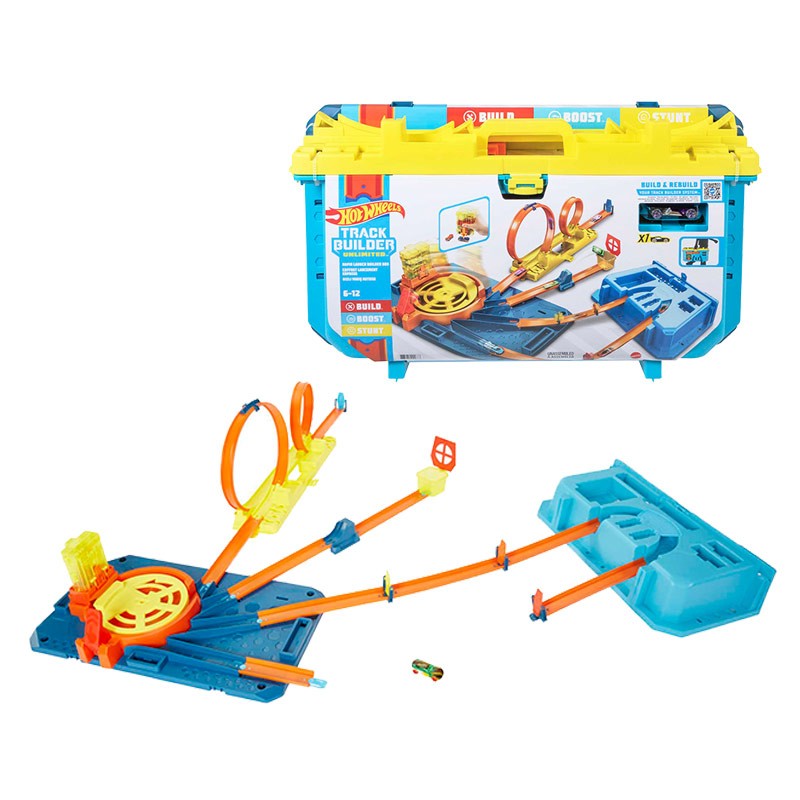 HOTWHEELS CAJA DE PISTAS CON L