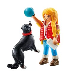 MY LIFE MUJER CON PERRO DE MON