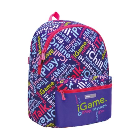 ISTYLE MULTIC.MOCHILA TEEN OUR