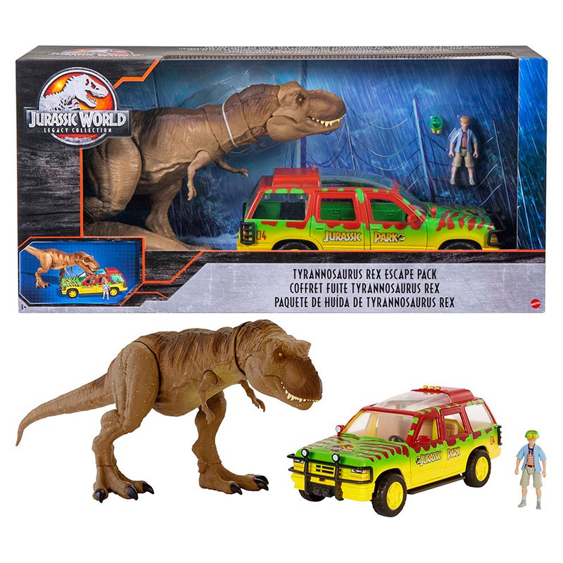 JURASSIC WORLD PACK T-REX Y VE