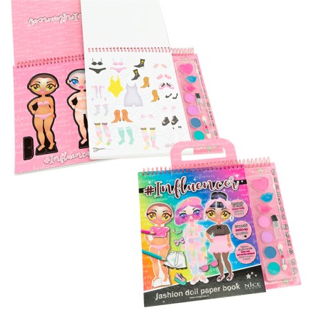 INFLUENCER FASHION DOLL PAPER