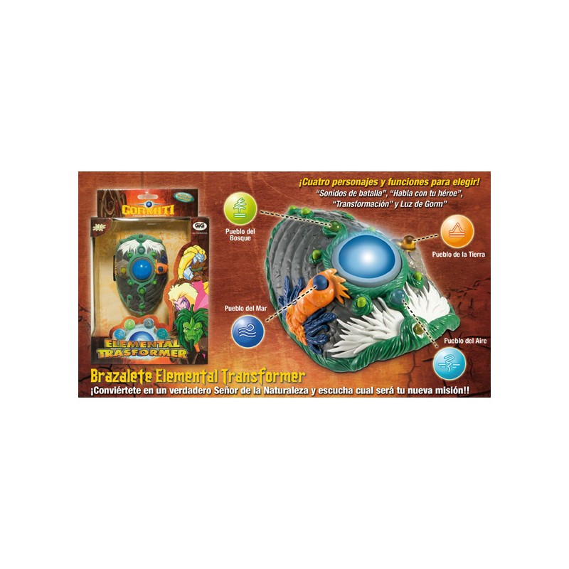 GORMITI CARTOON BRAZAL. TRANSF