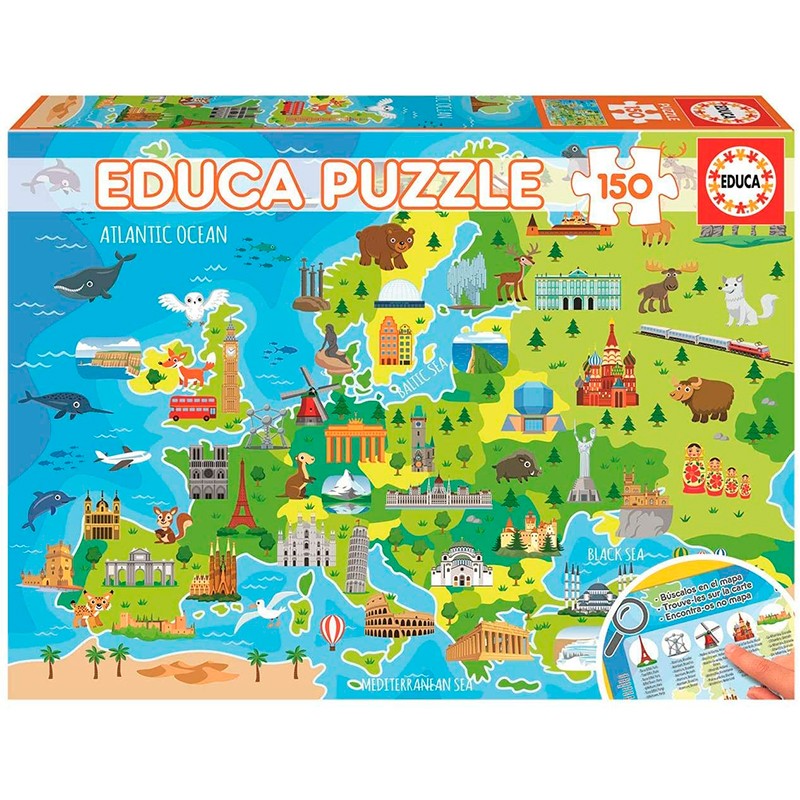 PUZZLE 150P MAPA EUROPA