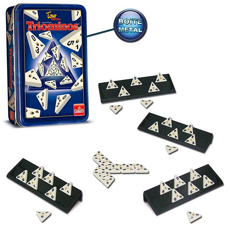 TRIOMINOS CAJA METALICA