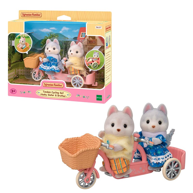 SYLVANIAN HERMANOS HUSKY EN TA