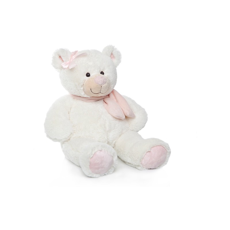 PELUCHE OSO BUFANDA MARFIL ROS