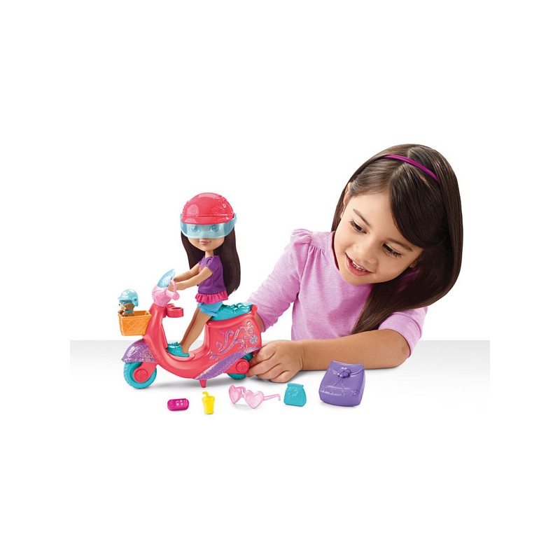 DORA Y PER AVENTURA EN MOTO