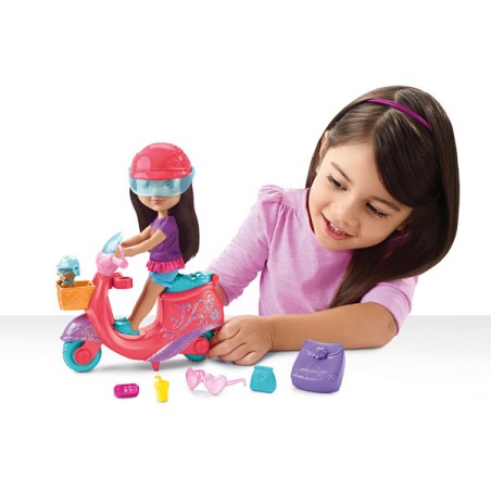 DORA Y PER AVENTURA EN MOTO