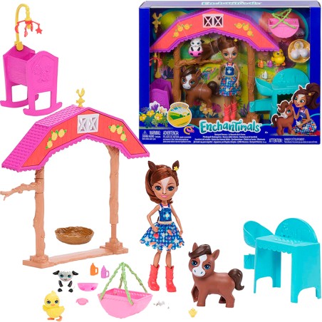 ENCHANTIMALS ESTABLO HORSE&TRO