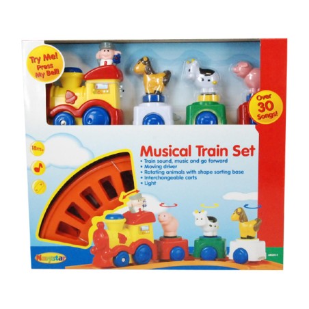 TREN VIAS INFANTIL ANIMALES SO