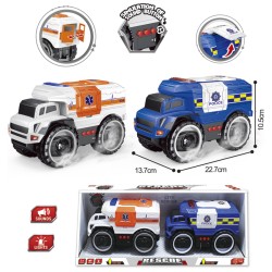 PACK COCHE POLICIA Y AMBULANCI
