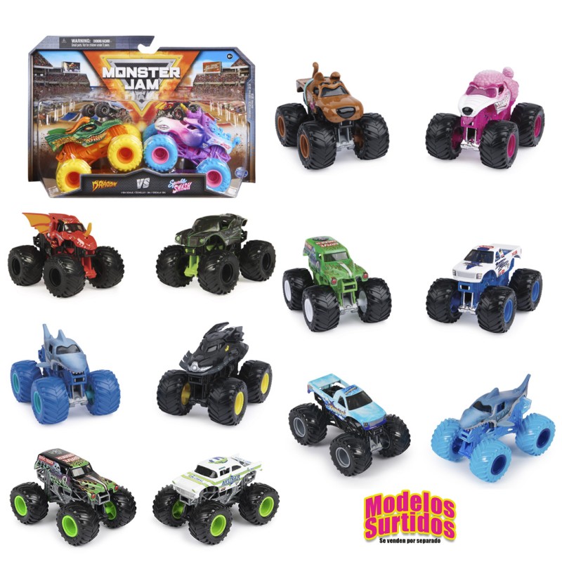MONSTER JAM SURTIDO PACK 2 1:6