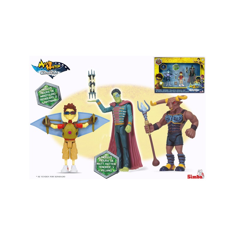 MATT HATTER SET 3 FIGURAS