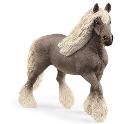 FIGURA YEGUA NEGRA PLATEADA