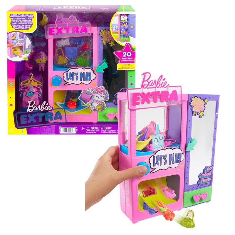 BARBIE EXTRA MAQUINA EXPENDEDO