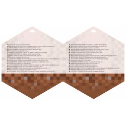 MINECRAFT PLUMIER 3 PISOS CON MATERIAL ESCOLAR HOSTIL BEHAVIOR