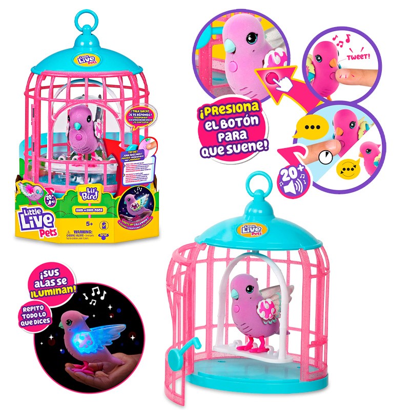 LITTLE LIVE PETS JAULA PAJAROS