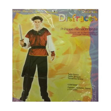 DISFRAZ PRINCIPE RENACENTISTA