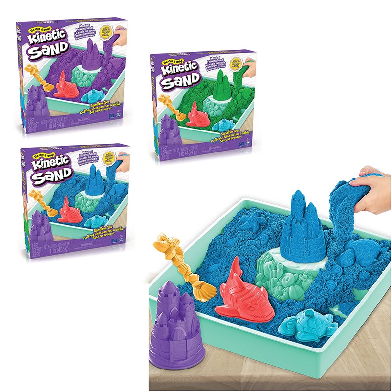 KINETIC SAND SANDBOX SET SURTI