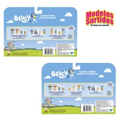 BLUEY PACK 4 FIGURAS