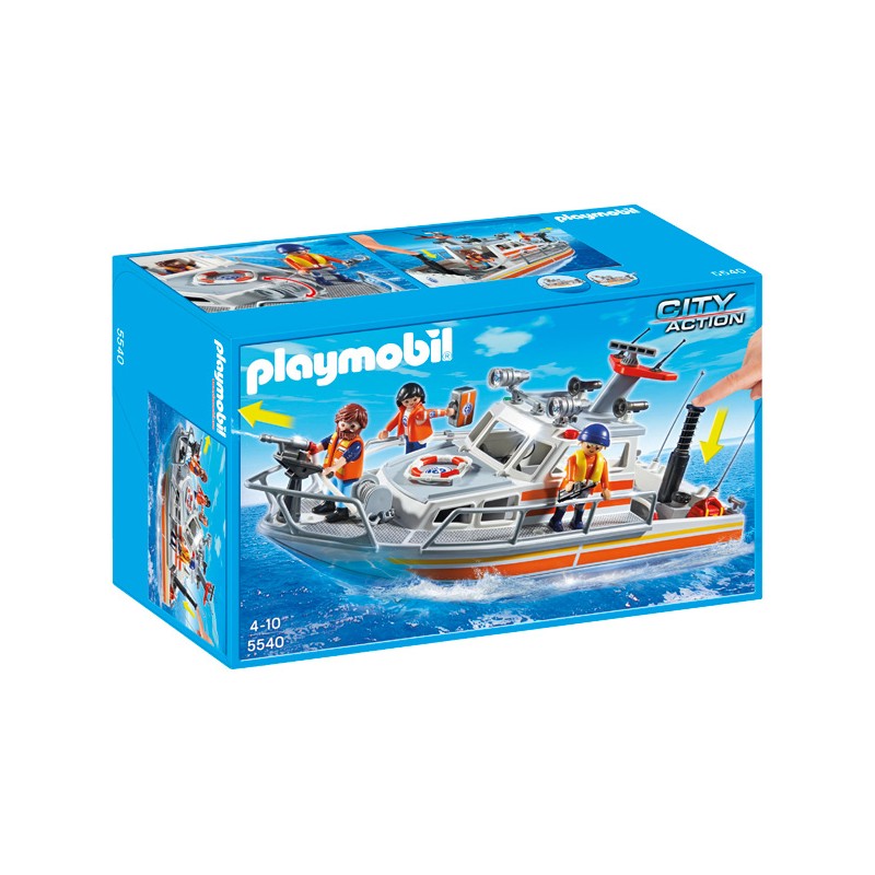 BARCO DE RESCATE CON MANGUERA