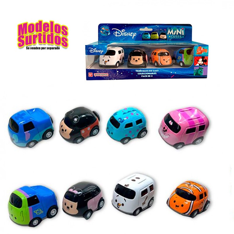MINI CUTES CARS DISNEY PACK DE