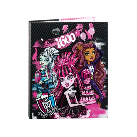 MONSTER CARPETA FOLIO 4 ANILLA
