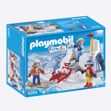 LUCHA DE BOLAS DE NIEVE