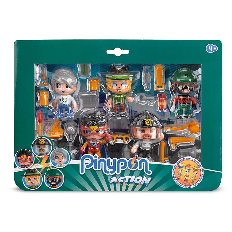 PINYPON ACTION PACK 5 FIGURAS
