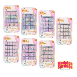 PINK IT PRESS ON NAILS