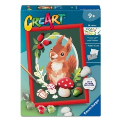 CREART SERIE D ARDILLA CON YESO 3D
