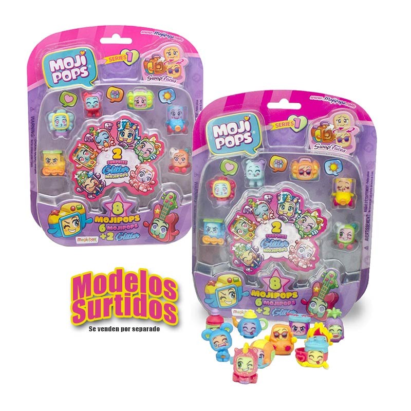 MOJIPOPS I- BLISTER 8 FIGURINE