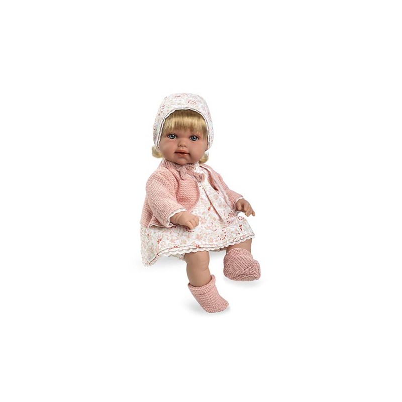 MUÑECA 33 CM LISE ROSA MECANIS