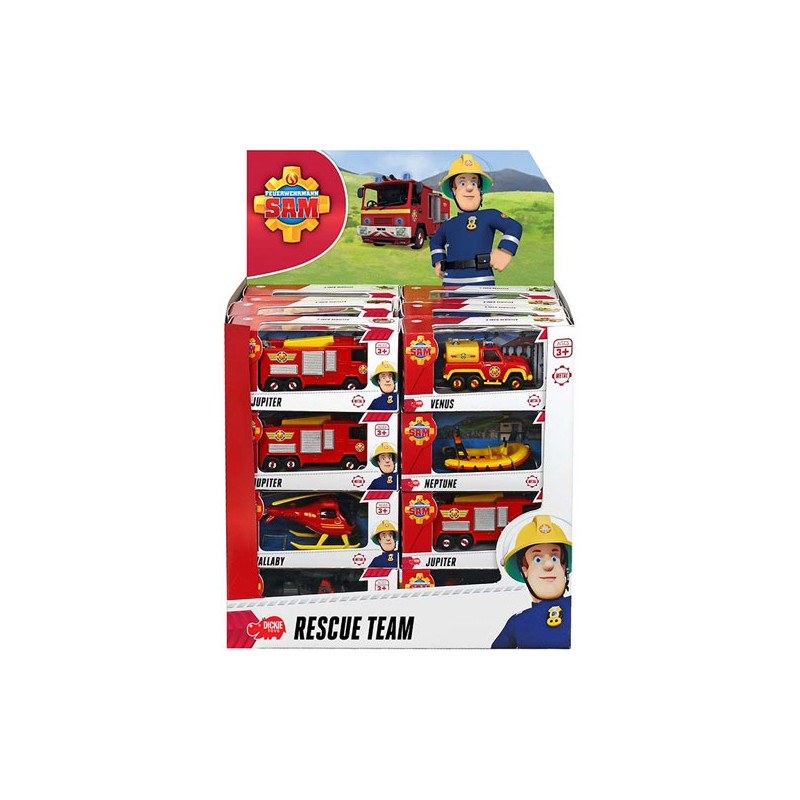 FIREMAN SAM- COCHE METAL 1:64